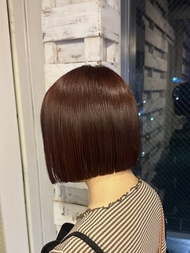 グランデュール 静岡駅前店(GRANDEUR) レッドブラウン/ワンカラー/暖色カラー/静岡