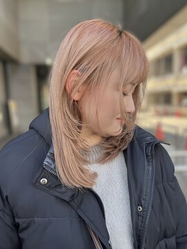 マッシュ アドベ 八戸ノ里(MASHU ADOBE) ミディアムレイヤー/ミディアム/レイヤーカット