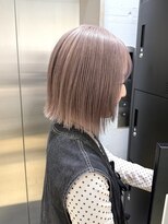 ソル オモテサンドウ 表参道 青山(SOL . OMOTESANDO) ブリーチ2回~ピンクミルクティー stylist聖斗