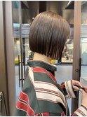 似合わせカット ボブヘア 縮毛矯正 ミニボブ 切りっぱなしボブ
