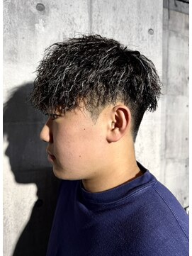 メゾンフォーメン(Maison for men) ツイストパーマ×ホワイトメッシュ