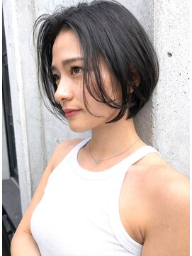 アリュールヘアー ヴィヴィ(ALLURE hair vivi) 【ALLURE】ショートボブ＿ショート＿黒髪ショート