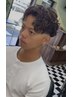 【Men’s Barber】メンズカット+スパイラルパーマ+眉毛カット&眉毛剃り