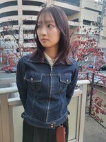 ツイギー 宮西店(TWiGGY) くびれミディアム×バイオレットブラウン