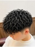 MEN'S HAIR/リバースセンターパート/ニュアンスパーマ/ツイスパ