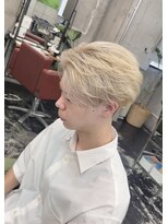 メノン 茨木店(Menon)&nbsp;メンズ　ホワイトベージュ　ホワイトブロンド