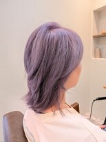 スーリール 戸畑店(Sourire)&nbsp;色落ち綺麗にしたい方におすすめ！ブリーチカラー　ラベンダー