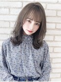 大人かわいい小顔前下がりスリークボブローライト30代40代