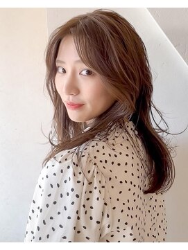 オーブ ヘアー リヨン 西宮北口店(AUBE HAIR lyon) 20代・30代_くびれミディ
