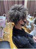 MEN'S HAIR メッシュキャップ×ハイライト