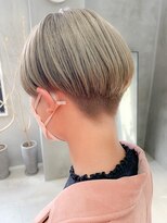 テトヘアー(teto hair) ブロンド、ミルクティー、ブリーチ2回、刈り上げマッシュ