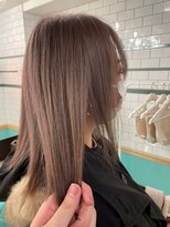 ゲーム 吉祥寺店(GAME)&nbsp;ダブルカラーミルクティーベージュケアブリーチハイトーンボブ