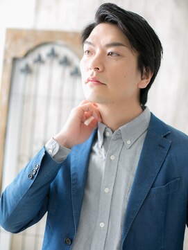 モッズヘアメン 名護大東店(mod's hair men) アレンジ自在!七三分けオールバック定番ショートf名護大東