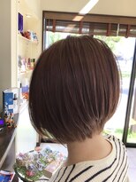 ヘアプロデュース ムース(Hair Produce MU SU) 透け感ショートボブ