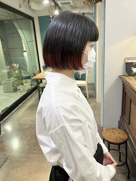 デヴェロペ(Devellope.) 【Devellope.】千葉担当 ボブ ブリーチ 裾カラー