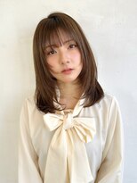 〈藤間〉ナチュラルガーリー韓国ヘア/顔まわりレイヤー