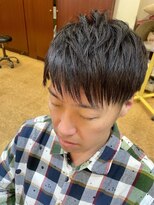 シュモレハーズ 習志野(Shumore he:rz) ハイライト+オンカラー//ショートマッシュツーブロ