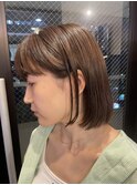 Terrace式髪質改善縮毛矯正ボブスタイル
