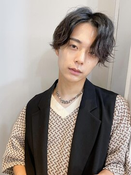 テトラ バイ ネオリーブ 横浜西口店(tetra by neolive) ツイスパ センターパート メンズパーマ☆横浜