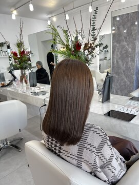 アオ 甲府本店(AO) 《AO hair》マロンベージュ×髪質改善