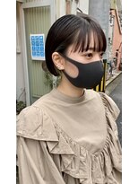 ヨーキィ(Yorki)&nbsp;リップラインミニボブ×インナーカラー