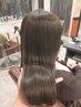 UPTOGLOSS水素髪質改善TR+触りたくなるモテ艶カラー　￥14000