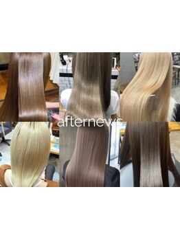 話題のバイカルテや髪質改善Ribbonトリートメントでダメージした髪のハリコシツヤが復活♪