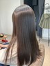 [しなやかに輝く]感動のウル艶ストレート(縮毛矯正＋カット＋トリートメント)