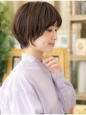 ■アッシュオリーブ美髪丸みショート314戸田公園20代30代40代