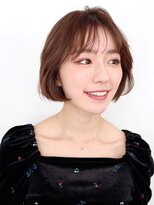 ジプソ 池袋西口(Gypso)&nbsp;大人ボブ２/池袋美容室/髪質改善カラー/白髪ぼかし/縮毛矯正