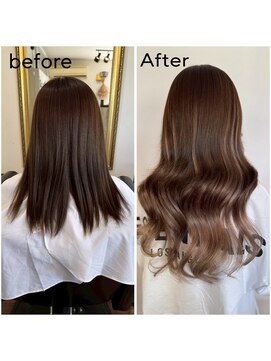 エクステンション キュー(extension Q) プルエクステ/ダイヤモンド毛質52cm（長さおへそ位）100本