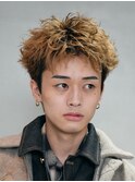 メンズスパイキーショートfifth原宿短髪ブリーチカラー