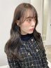 【人気No.2♪】前髪顔まわりカット+透明感カラー+髪質改善ショートコース付