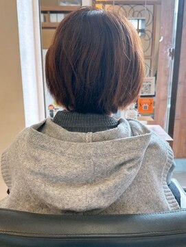 【103.カラー×髪質改善】縮毛矯正・白髪染め・ショートカット♪