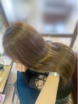 ハピネス クローバー 学園前店(Happiness CLOVER) 髪質改善　艶髪　ベージュカラー