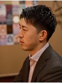 銀座ツーブロックメンズパーマ