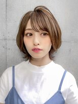 ギークス(GEEKS) GEEKS渋谷】くびれボブ/ミディアムレイヤー/前髪あり/20代30代