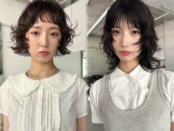 フィルムス 新宿(FILMS)の写真/【カミカリスマ パーマ部門受賞】技術講習を行うスペシャリスト在籍!「ショートボブレイヤーカット」