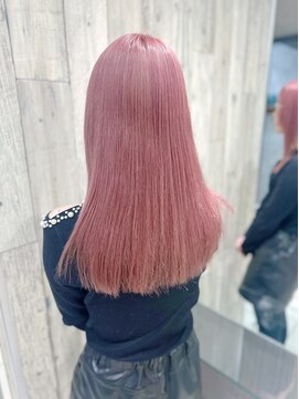 ミー 新宿(MII) ホワイトピンク/ダブルカラー/髪質改善/縮毛矯正/新宿/MII/ミイ