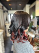 アンツ サザンリゾート 茅ヶ崎店(ANT'S Southern Resort)&nbsp;30代40代50代　ミディアムレイヤー　インナーピンク