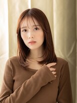 カバーヘア ブリス 大宮西口(COVER HAIR bliss)&nbsp;シースルーバング/ウォームベージュ/レイヤーカット/内巻きe