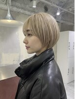 シール 梅田(CIRR) 前下がりボブオリーブグレージュロングウルフ外ハネボブ成人式