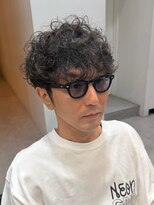 フィフス 渋谷(fifth)&nbsp;メンズ刈り上げマッシュシャドウパーマ骨格矯正強め