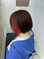 ワクヘアー(WaKu hair) オレンジブラウン×オレンジ