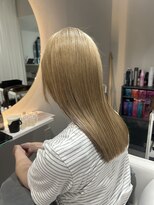 レヴァ(LEVA)&nbsp;茨木ケアブリーチ×ミルクティーブロンド