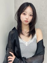 エラン トウキョウ 学芸大学店(elan tokyo)&nbsp;透明感ダークアッシュ/顔まわりカット/ハッシュカット
