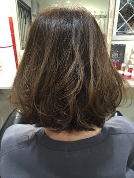 ノルエ 表参道(NOLUE) サロンワーク４ カーキーグレージュカラー髪質改善Tr【表参道】