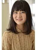 【adorable】ピュアな暗髪☆ゆるナチュラルミディ×フルバング