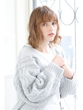 ヘアアンドケア エジェリラボ(hair&care egerie lab) フレンチバレイヤージュ☆ミルキーベージュボブ