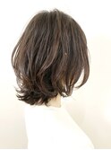 【パーマ】ボブの柔らかデジパースタイル